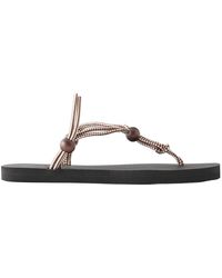 Loeffler Randall - Mika Bead-Embellished Cord Sandals - Lyst