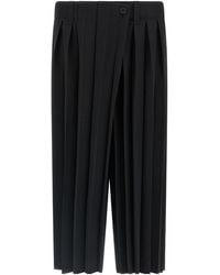 Homme Plissé Issey Miyake - Edge Emsemble Pleated Wrapped-Design Trousers - Lyst