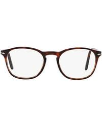 Persol - Round Frame Glasses - Lyst