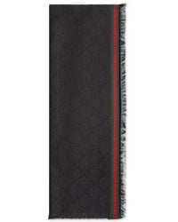 Gucci - Gg Web Trim Stole - Lyst