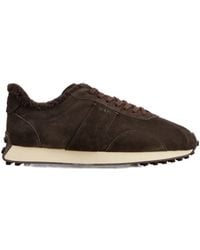 Tod's - T Vintage Suede Leather Casual Sneakers - Lyst