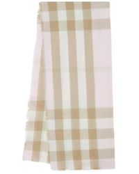 Burberry - Lightweight Checked Scarf - Lyst