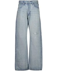 AURALEE - Straight-Leg Jeans - Lyst