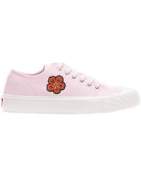 KENZO - School Boke Flower Lace-Up Sneakers - Lyst