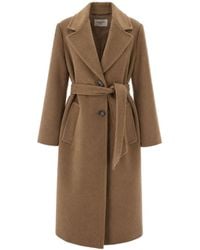 Weekend by Maxmara - Wkdbronte Belted Coat - Lyst