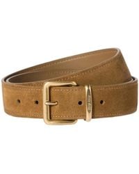 Miu Miu - Logo Engraved Buckle Belt - Lyst
