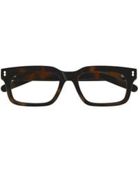 Gucci - Eyewear Rectangular Frame Glasses - Lyst