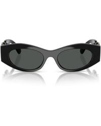 Versace - Medusa Head-Plaque Sunglasses - Lyst