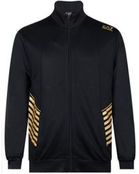 EA7 - Logo Zipper Casual Jacket - Lyst