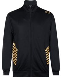 EA7 - Logo Zipper Casual Jacket - Lyst