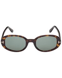 Tom Ford - Eyewear Iggy Oval Frame Sunglasses - Lyst