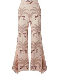 Johanna Ortiz - Femininity Dramatic Printed Linen Pants - Lyst