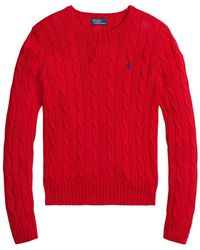 Polo Ralph Lauren - Cable-Knit Knitted Jumper - Lyst