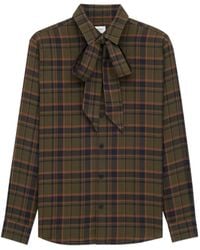 Saint Laurent - Cassandre Lavallière Shirt - Lyst