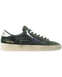 Golden Goose - Stardan Suede Sneakers With Nappa Leather Star And Signature Detail Shoes - Lyst