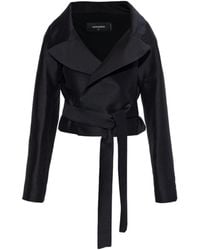 DSquared² - Belted Virgin-Wool Jacket - Lyst