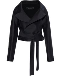 DSquared² - Belted Virgin-Wool Jacket - Lyst
