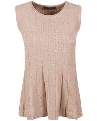 D.exterior - Pleated Detail Blouse - Lyst