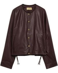 Momoní - Kaldor Leather Jacket - Lyst
