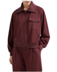 Brunello Cucinelli - Pocket-Detail Zip-Up Sweatshirt - Lyst