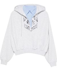 Alexander Wang - Long-Sleeved Layered Hoodie - Lyst
