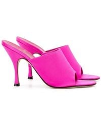 Gucci - High Heel Slide Sandals - Lyst