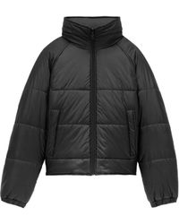 Saint Laurent - Cassandre Zip-Up Puffer Jacket - Lyst