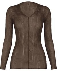 Issey Miyake - Chiffon Twist 1 Top - Lyst