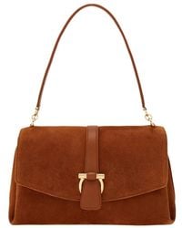 Ferragamo - Sac Porté Épaule Avec Rabat (S) - Lyst