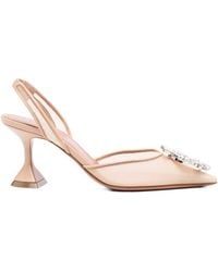 AMINA MUADDI - Open-Back High-Heeled Sandals - Lyst