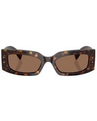Dolce & Gabbana - Eyewear Rectangular Frame Sunglasses - Lyst
