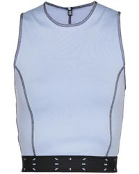 McQ - Contrast Trim Cropped Top - Lyst
