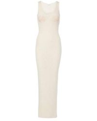 Magda Butrym - Crochet Linen And Cotton Maxi Dress - Lyst