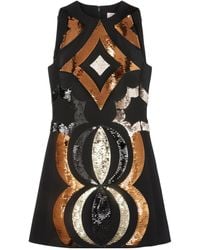 PUCCI - Sleeveless Dress With Embroidery Necklaces - Lyst