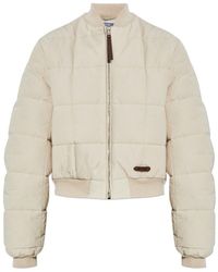 Moschino - Quilted Bomber Jacket - Lyst