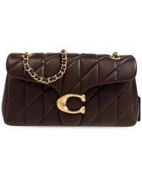COACH - Tabby 26 Logo Detailed Shoulder Bag - Lyst