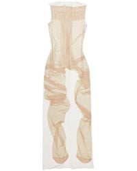 Acne Studios - Mock-Neck Maxi Dress - Lyst
