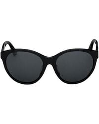 Gucci - Curved Cat Eye Sunglasses - Lyst