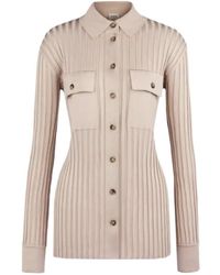 Tod's - Ribbed Chest-Pocket Cardigan - Lyst