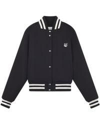 Maison Kitsuné - Maison Kitsuné Fox Head Patch Bomber Jacket - Lyst