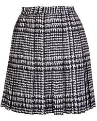 Ermanno Scervino - Cady Trouser Skirt With Prince Of Wales Print - Lyst