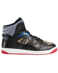 Gucci - Basket High Top Sneakers - Lyst