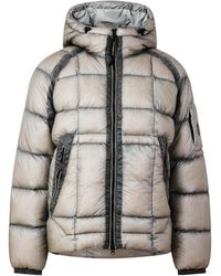 C.P. Company - Dd Shell Sn64 Duck Down Full-Zip Hooded Puffer Jacket - Lyst