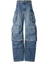 The Attico - High-Waist Loose Denim Jeans - Lyst