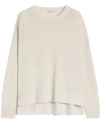Max Mara - Fiorire Crewneck Long-Sleeved Jumper - Lyst