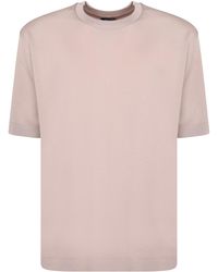 Herno - Short-Sleeved Crewneck T-Shirt - Lyst