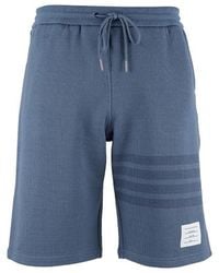 Thom Browne - Rwb Striped Shorts - Lyst