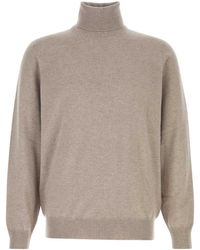 Brunello Cucinelli - Cappuccino Cashmere Sweater - Lyst