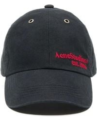 Acne Studios - Waxed Logo Cap - Lyst