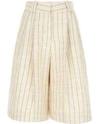 Blazé Milano - Serene Pinstripe Shorts - Lyst